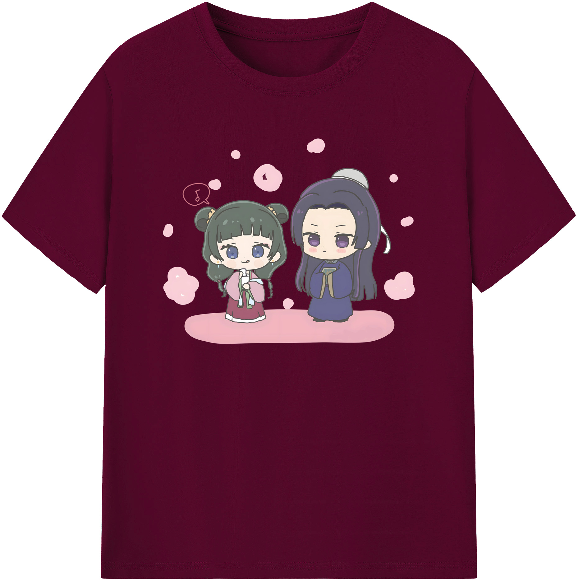 （画像用） 薬屋のひとりごと The Apothecary Diaries レディースカジュアルプリントTシャツ（綿100％）
